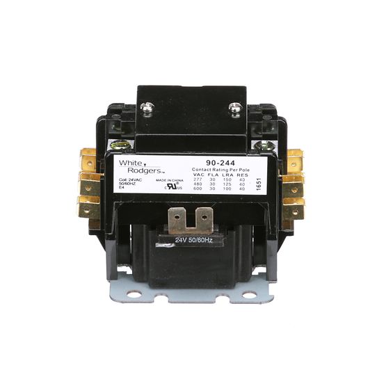 Contactor, 30A 24V 2p Definite Purpose WR/RBM Type 122